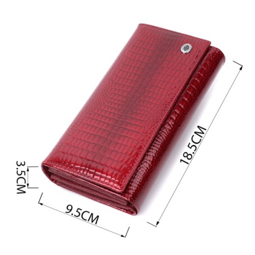 Гаманець ST Leather Шкіряний Червоний (22682)
