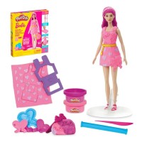 Набір для творчості Hasbro Play-Doh Barbie Серця та волосся з масою для ліплення (G1357)