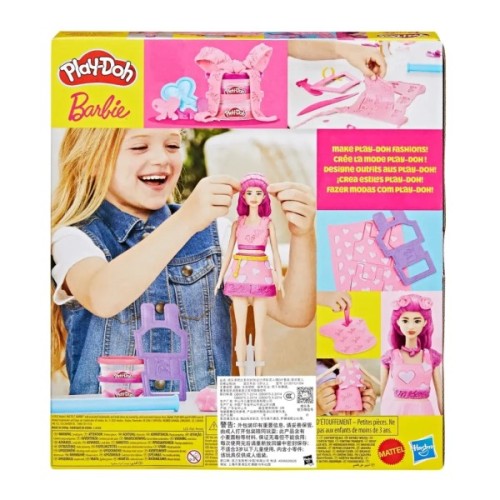 Набір для творчості Hasbro Play-Doh Barbie Серця та волосся з масою для ліплення (G1357)