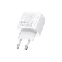 Зарядний пристрій BOROFONE BAS44A 1xUSB-C PD20W + 1xUSB QC3.0 white (6941991113840)