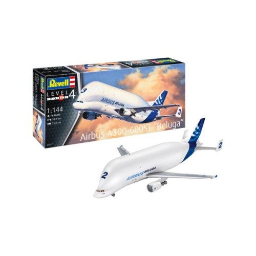 Збірна модель Revell модель літак Airbus A300-600ST "Beluga", рівень 4, 1:144 (RVL-03817)
