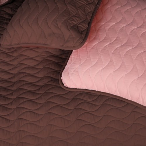 Покривало MirSon Набір Serenity Line №4300 Sea breeze (покривало + 2 наволочки) 200х220 см (2200007298440)