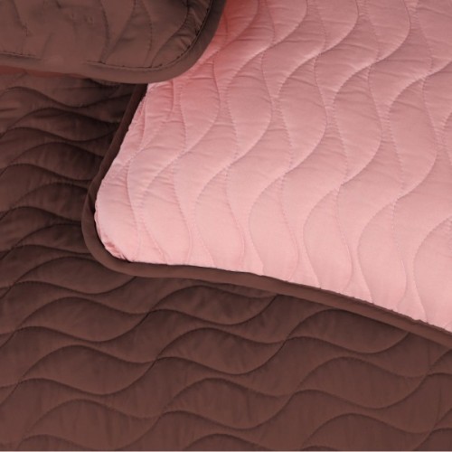 Покривало MirSon Набір Serenity Line №4300 Sea breeze (покривало + 2 наволочки) 200х220 см (2200007298440)