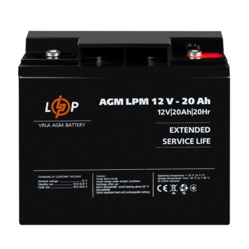 Батарея до ДБЖ LogicPower 12V 20Ah LP-6-DZM-20 (22882)