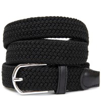 Ремінь Vintage Текстильний жіночий Чорний (20546)