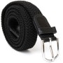 Ремінь Vintage Текстильний жіночий Чорний (20546)