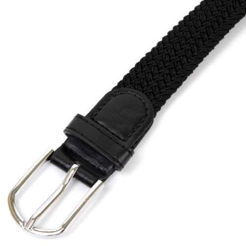 Ремінь Vintage Текстильний жіночий Чорний (20546)