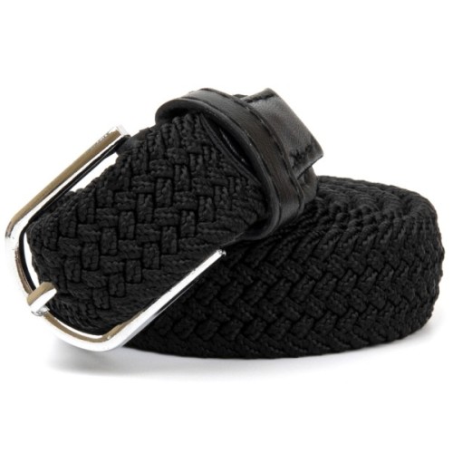 Ремінь Vintage Текстильний жіночий Чорний (20546)