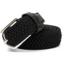 Ремінь Vintage Текстильний жіночий Чорний (20546)