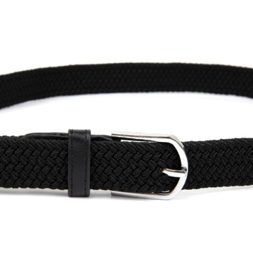 Ремінь Vintage Текстильний жіночий Чорний (20546)