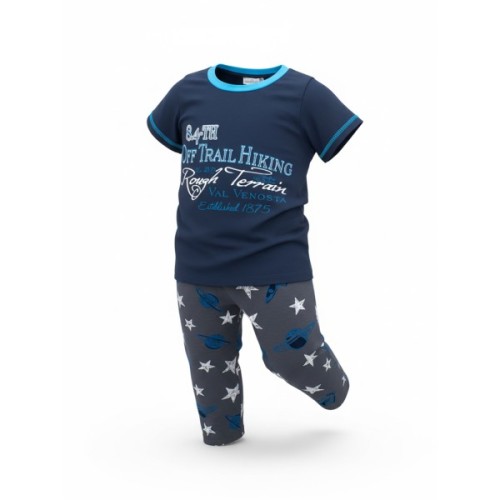 Піжама дитяча Matilda з футболкою (M12335-3-116B-blue)