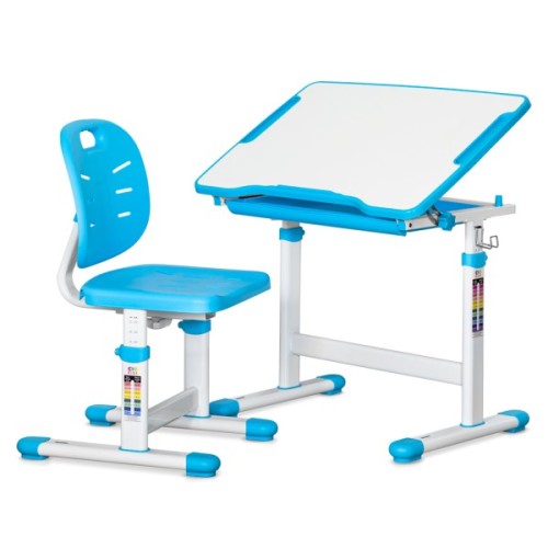Парта зі стільцем Evo-kids Blue (Evo-06 Ergo BL)