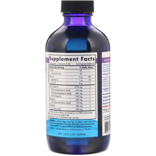 Жирні кислоти Nordic Naturals Омега Комплекс з Лимоном, Complete Omega, 237 мл (NOR-02773)