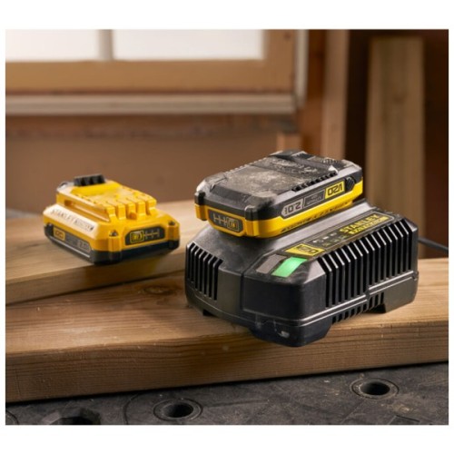 Набір акумулятор + зарядний пристрій Stanley FatMax V20, 18 В, 2x2Ah, 2A (SFMCB12D2)