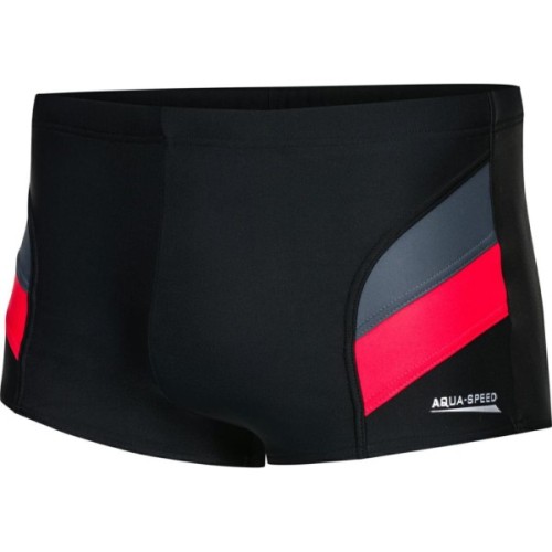 Плавки Aqua Speed Aron 338-16 чорний, червоний 4XL (5908217671417)