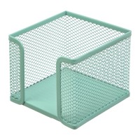 Підставка-куб для листів і паперів Buromax PASTEL металевий, м'ятний (BM.6215-38)