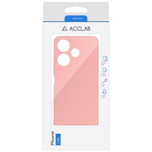 Чохол до мобільного телефона ACCLAB Silicone Case Xiaomi Redmi 13 Pink (1283126602436)