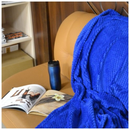 Плед Bergamo Diamond синій 130 х 180 см (70030205-03)