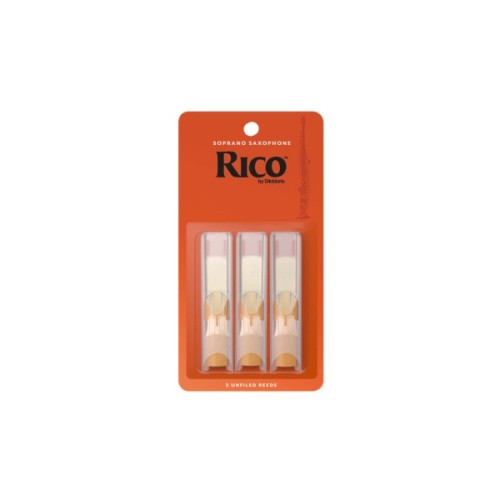 Тростина для саксофона D'Addario Rico - Soprano Sax #3.0 - 3-Pack (RIA0330)