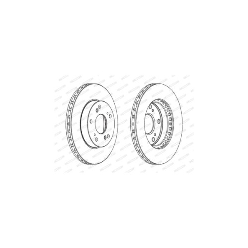 Гальмівний диск FERODO DDF1939C