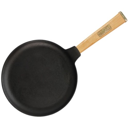 Сковорода Brizoll Optima чавунна з ручкою для млинців 240х15 мм (O2415-P)