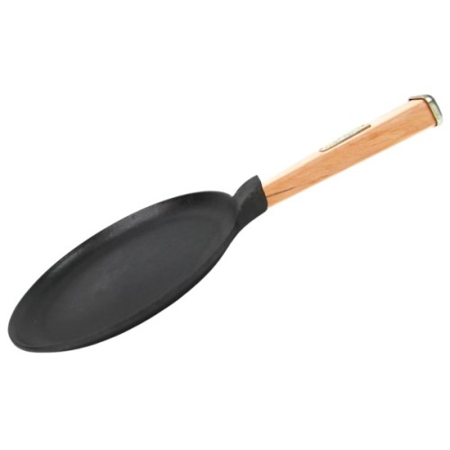 Сковорода Brizoll Optima чавунна з ручкою для млинців 240х15 мм (O2415-P)