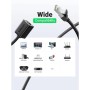 Патч-корд 2м, F/UTP cat 6 RJ-45 extension black Ugreen (U_11281)