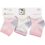 Шкарпетки дитячі Bibaby у смужку (68109-0-3-pink)