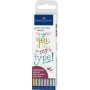 Лайнер Faber-Castell набір капілярних ручок металіків Pitt Artist Pen Metallic M (1,5 мм) 4 кольори (28940)