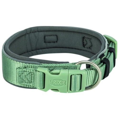 Нашийник для тварин Trixie Premium екстраширокий M-L 40-48 см 40 мм блакитно-сірий (4053032677579)