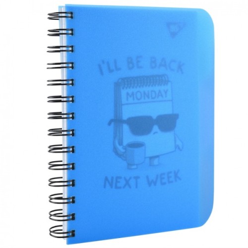 Блокнот Yes В6 I`ll be back 144 аркуша пластикова обкладинка (681991)