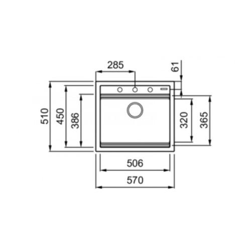 Мийка кухонна Elleci BEST 105 nero 40