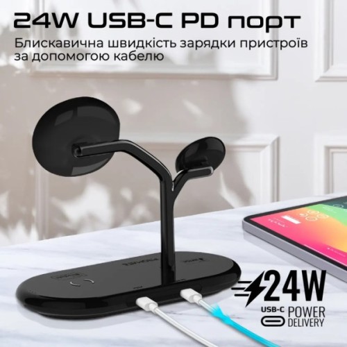 Зарядний пристрій Promate wireless (synergy-pro.black)