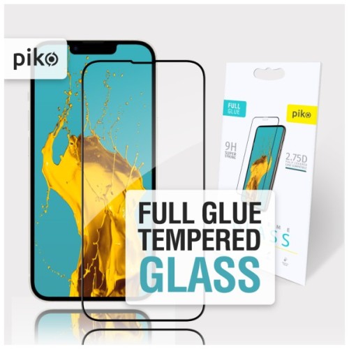 Скло захисне Piko Full Glue Apple iPhone 16E Black (1283126614293)