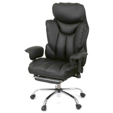Офісне крісло Аклас Бамбетель RL 10093H Чорний (PU Black) (00158595)
