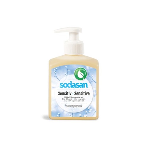 Рідке мило Sodasan органічне Sensitive для чутливої та дитячої шкіри 300 мл (4019886075367)