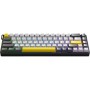 Клавіатура Ajazz AK680 V2 Ice Island Magnetic Switch USB UA Black/Gray/Yellow (AK680-V2-I-BGY)