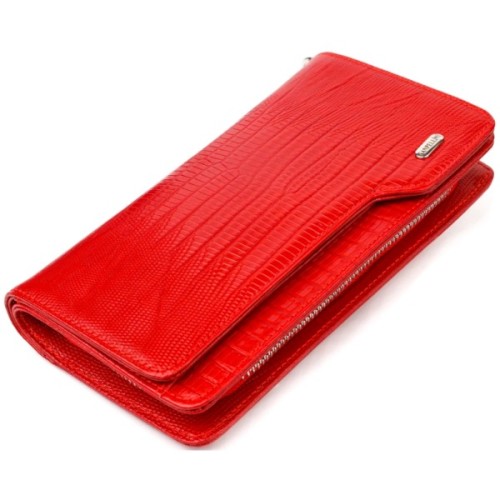 Портмоне Canpellini З натуральної шкіри Червоне (21534)