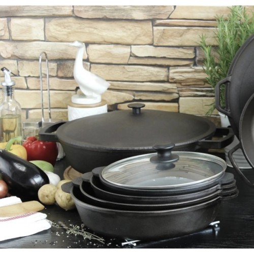 Сковорода Brizoll Monolith чавунна 240х60 мм (M2460U)