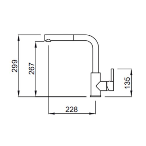 Змішувач Elleci SHELL PLUS BIANCO 68