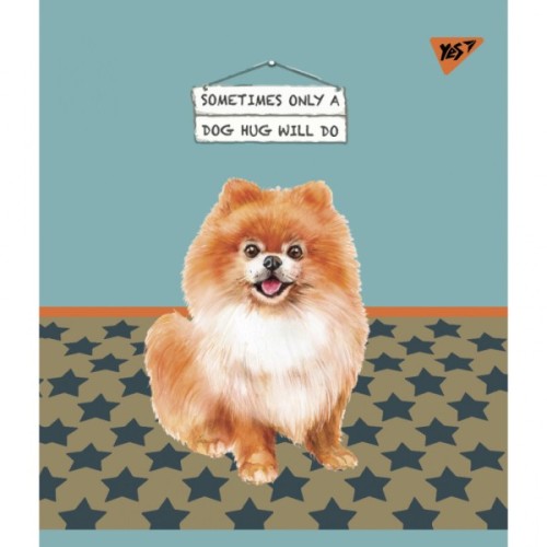 Зошит Yes А5 Dogs 24 аркушів клітинка (766834)
