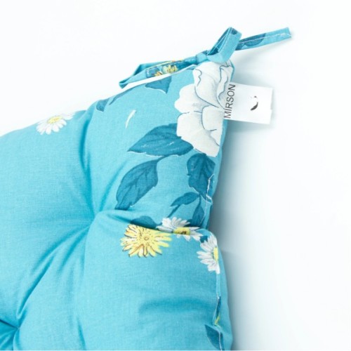 Подушка на стілець MirSon Бязь Принт 17-0563 Sindy 50х50 см (2200006277095)