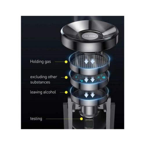 Алкотестер Baseus Digital Alcohol Tester Black (CRCX-01)