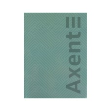 Книга записна Axent A4 Pattern, 96 аркушів клітинка, бірюзовий (8425-3-A)