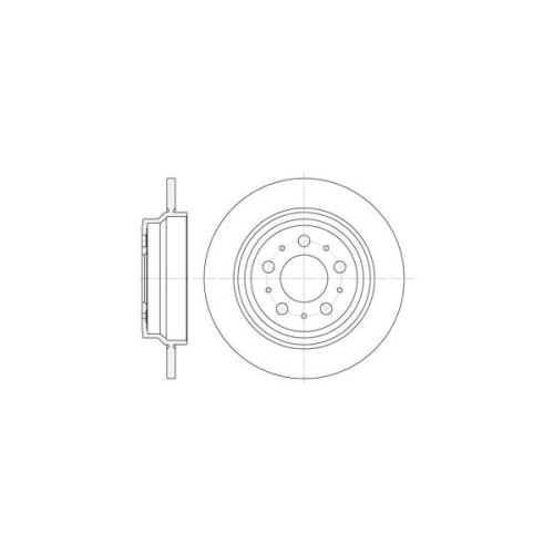 Гальмівний диск REMSA 6620.00