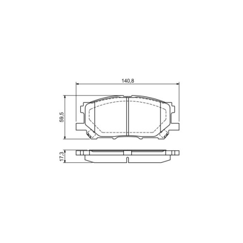 Гальмівні колодки Bosch 0 986 494 218