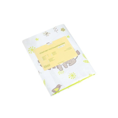 Дитячий постільний набір Home Line Мадагаскар , кавово-салатовий (193594)