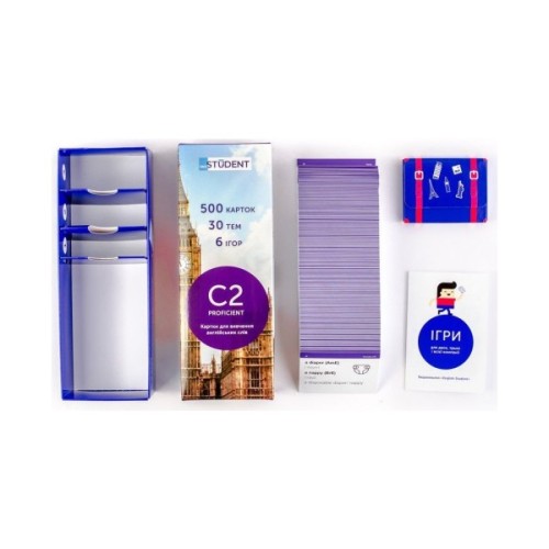 Навчальний набір English Student Картки для вивчення англійської мови Proficient C2 , українська (39122632)