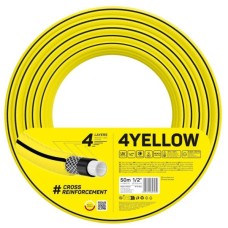 Шланг для поливу Cellfast 4YELLOW 1/2", 50м, 4 шари, до 20бар -10…+50°C (10-502)