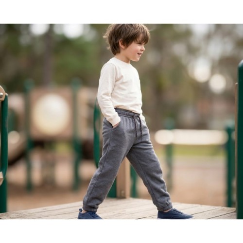 Штани дитячі Breeze спортивні на манжетах (22262-104B-gray)
